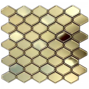 La última teja de mosaico de la linterna del acero inoxidable de la teja de la pared del diseño para la cocina Backsplash